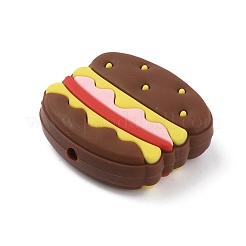 Umweltfreundliche Silikonperlen in Hamburger-Lebensmittelqualität&nbsp;SIL-WH0012-034C