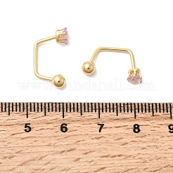 Boucles d'oreilles à tige en forme de cœur en acier inoxydable 304&nbsp;EJEW-F396-04A-G