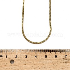 Collane a doppio strato con catena a serpente rotonda in acciaio inossidabile 304 da 1.5 mm per donne e uomini&nbsp;LS-NJEW-Q028-02G