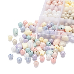 333 Stück 12 Stil sprühlackierte Acrylperlen&nbsp;MACR-YW0001-52