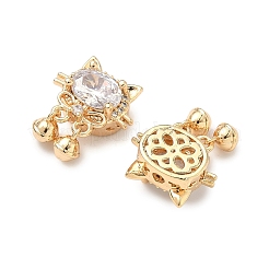 Katze aus Messing mit Zirkonia-Pavé und Schleifen-Mehrstranggliedern&nbsp;KK-A286-17G-01