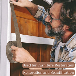 Kantenstreifen aus schwarzem Walnussholz&nbsp;DIY-WH0504-286B