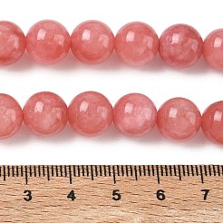 Gefärbte natürliche malaysia jade perlen stränge&nbsp;G-G021-02C-22