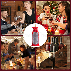 Bolsas de embalaje de botellas de vino de terciopelo&nbsp;ABAG-WH20013-11D