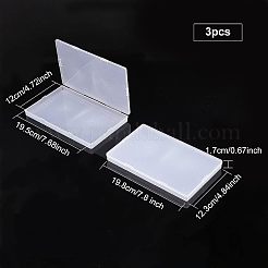 Transparente Kunststoffperlenbehälter&nbsp;CON-WH0073-75