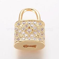 Ottone micro spianare pendenti zirconi&nbsp;ZIRC-K060-08G