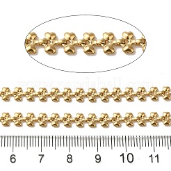 Catene a maglie a cuore in acciaio inossidabile 304 placcate ioni (ip)&nbsp;CHS-Q006-06G