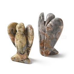 Figuritas de ángeles talladas en ágata loca natural&nbsp;GG-CBA9C2C-A34