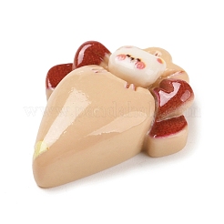 Oso bolsa crema resina opaca decoden cabujones&nbsp;X-CRES-Q220-05E