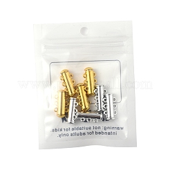 8 Satz 2 Farben 3-strängige Messing-Magnetschiebeverschlüsse&nbsp;KK-FS0001-60