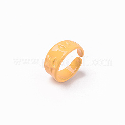 Anillos de aleación pintados con spray&nbsp;RJEW-T011-30F-RS