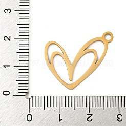 Ionenplattierung (IP) 304 Edelstahlanhänger&nbsp;STAS-B056-12G