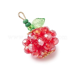 Colgantes de vidrio de frutas&nbsp;PALLOY-MZ00804-03
