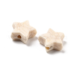 Crackle undurchsichtigen Acryl Perlen&nbsp;OACR-Z026-06B
