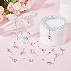 80 ciondolo a forma di ballerina in lega di zinco in stile tibetano&nbsp;TIBEP-SC0002-35