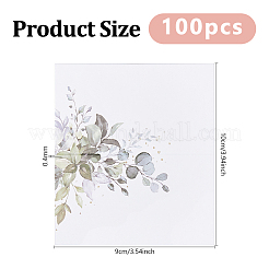 Marque-places rectangulaires en papier&nbsp;AJEW-WH0752-125B
