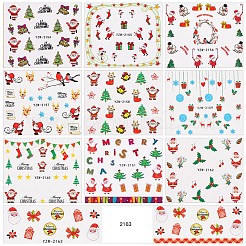 Autocollant pleine couverture nail art de la série de noël&nbsp;MRMJ-Q058-M