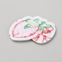 Erdbeer-Polyester-Stickerei zum Aufnähen&nbsp;DIY-WH0671-005A