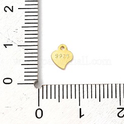 925 Tropfen Kettenverlängerung aus Sterlingsilber&nbsp;LS-STER-R010-03G-01
