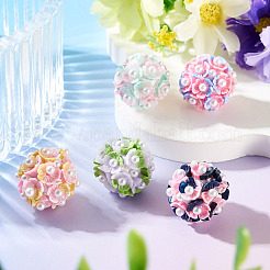 Perline di argilla con strass fatte a mano&nbsp;CLAY-TAC0015-02B