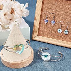 Kit fai da te per realizzare braccialetti e orecchini a forma di cuore&nbsp;FIND-FH0003-47