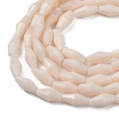 Chapelets de perles en verre opaques&nbsp;GLAA-P001-03A-06