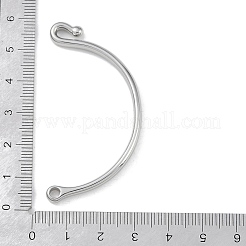 Enlaces de conector de barra de pulsera de latón&nbsp;KK-U020-02P