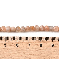Natürliche sunstone Perlen Stränge&nbsp;G-RM2025-C30-C