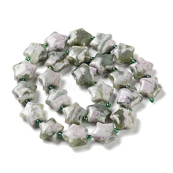 Natürliche Frieden Jade Perlen Stränge&nbsp;G-NH0005-001