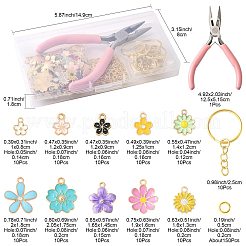 DIY-Set zur Herstellung eines Blumen-Schlüsselanhängers&nbsp;DIY-FS0009-84