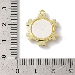 Anhänger aus plattierter Legierung mit Blumenständer&nbsp;FIND-I039-023A-G