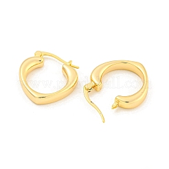 Pendientes de aro de latón para las mujeres&nbsp;EJEW-K286-04G