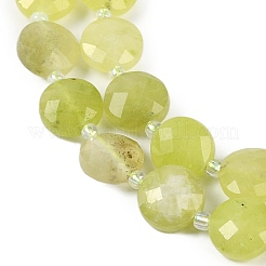 Xiuyan naturale perle di giada fili&nbsp;G-B094-A07-01