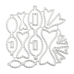 Bowknot Kohlenstoffstahl Schneidwerkzeuge Schablonen&nbsp;LS-DIY-P076-09