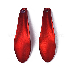 Gummierte undurchsichtige Acrylanhänger&nbsp;LS-ACRP-T010-04