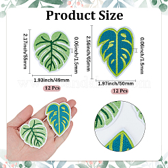 24 écusson thermocollant/à coudre en polyester&nbsp;PATC-CY0001-79