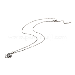 Collares colgantes de acero inoxidable que no se deslustran&nbsp;LS-NJEW-K267-01E-P