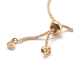 Böse Augen Emaille Gliederarmbänder für Mädchen Frauen&nbsp;BJEW-F417-17I-G-RS