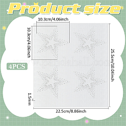 Glas Hotfix Kristall Strass&nbsp;DIY-WH0349-327E-01