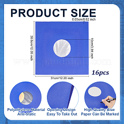 Verpackungstüten aus Kraftpapier für Schallplatten&nbsp;AJEW-WH0596-663A