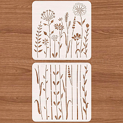Plastikzeichnung Malerei Schablonen Schablonensätze&nbsp;DIY-WH0172-1018