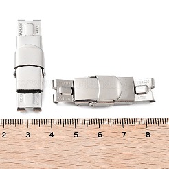 Anlaufgeschützte Uhrenarmbandverschlüsse aus 201er Edelstahl&nbsp;STAS-C006-1