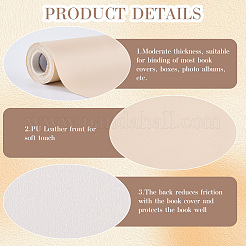 Couvertures de livres en simili cuir&nbsp;DIY-WH0491-92A-11