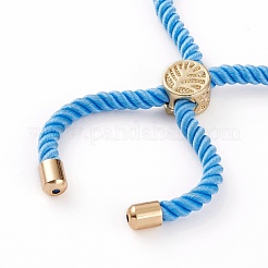 Ensembles de bracelets coulissants en nylon torsadé réglable&nbsp;BJEW-JB05858