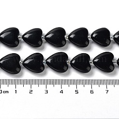 Natürlichen Obsidian Perlen Stränge&nbsp;G-E614-A18-01