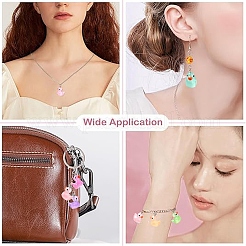 21 pièces 7 styles pendentifs en résine transparente lumineuse&nbsp;RESI-YW0001-82
