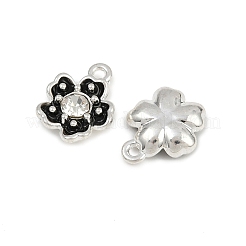 Emaille-Legierung mit Kristall-Strass-Anhängern&nbsp;LS-FIND-G093-01P-04