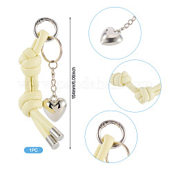 Porte-clés en similicuir et plastique&nbsp;KEYC-TAC00080