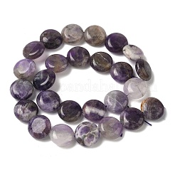 Natürlichen Amethyst Perlen Stränge&nbsp;G-L648-B25-15mm