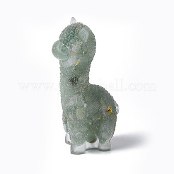 Alpaka-Ausstellungsdekoration aus Harz&nbsp;LS-DJEW-P021-B03